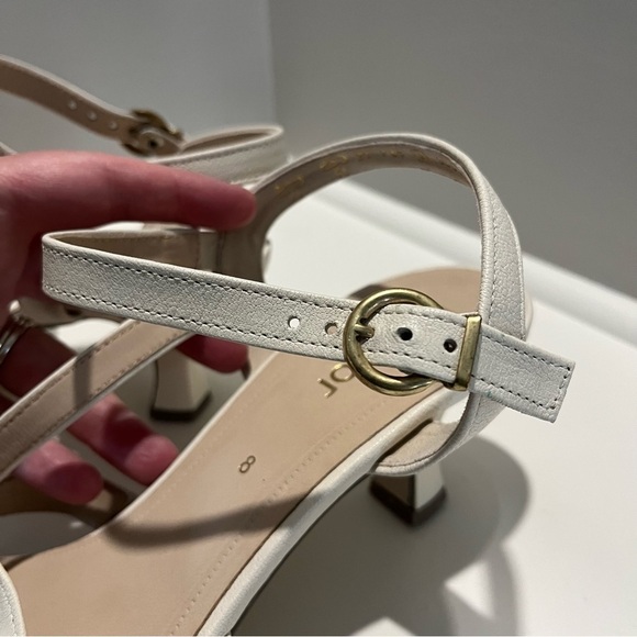 Gabor Damon Leather Ankle Square Toe Sling Back Heel Sandals - Picture 6 of 15